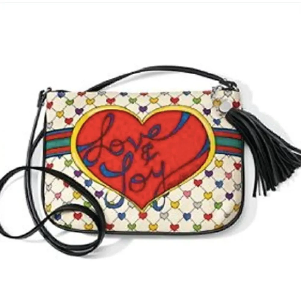 Brighton Love & Joy Limited Holiday Crossbody Purse NWT